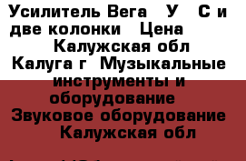 Усилитель Вега 10У120С и две колонки › Цена ­ 3 400 - Калужская обл., Калуга г. Музыкальные инструменты и оборудование » Звуковое оборудование   . Калужская обл.